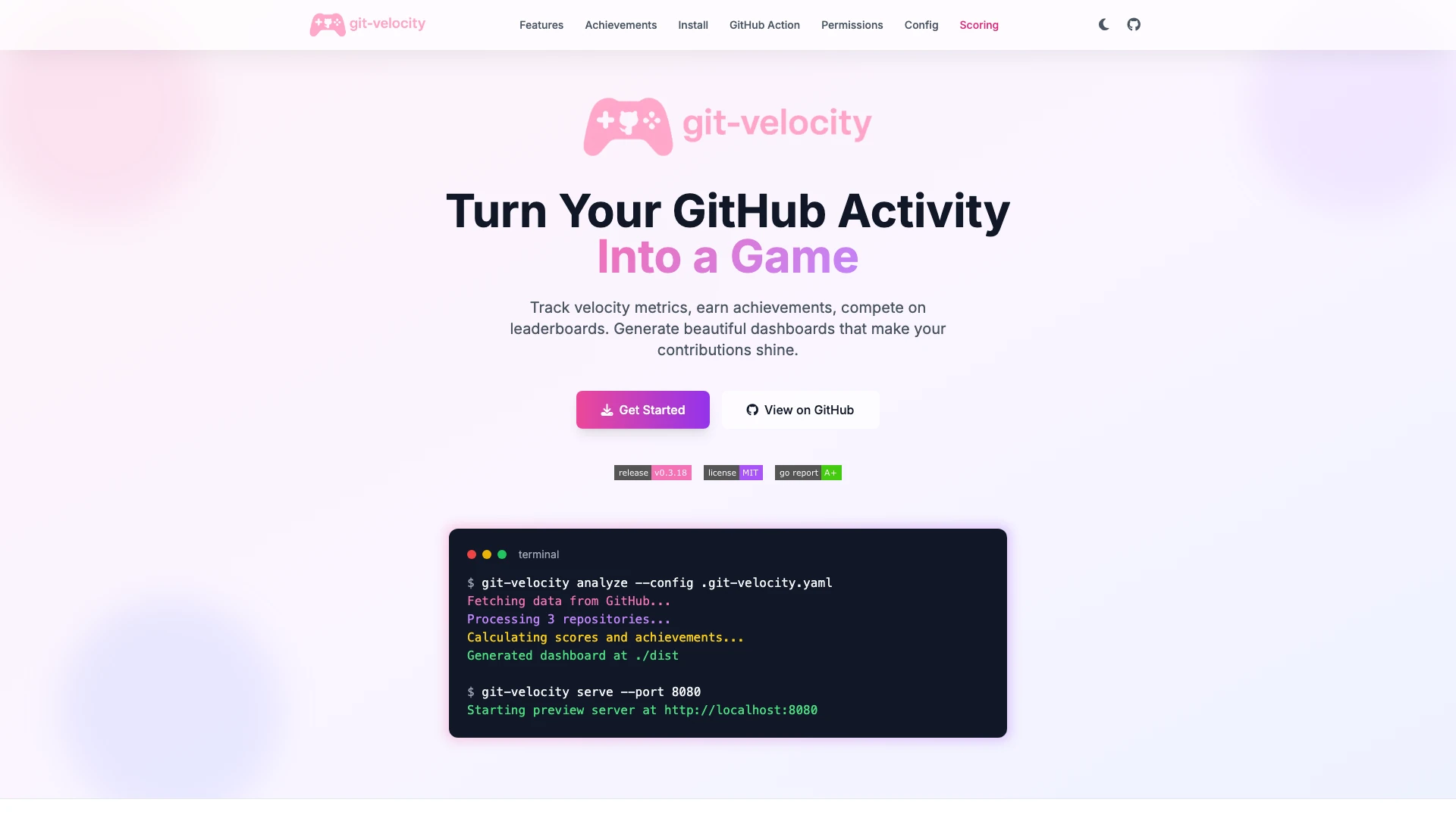 Git Velocity